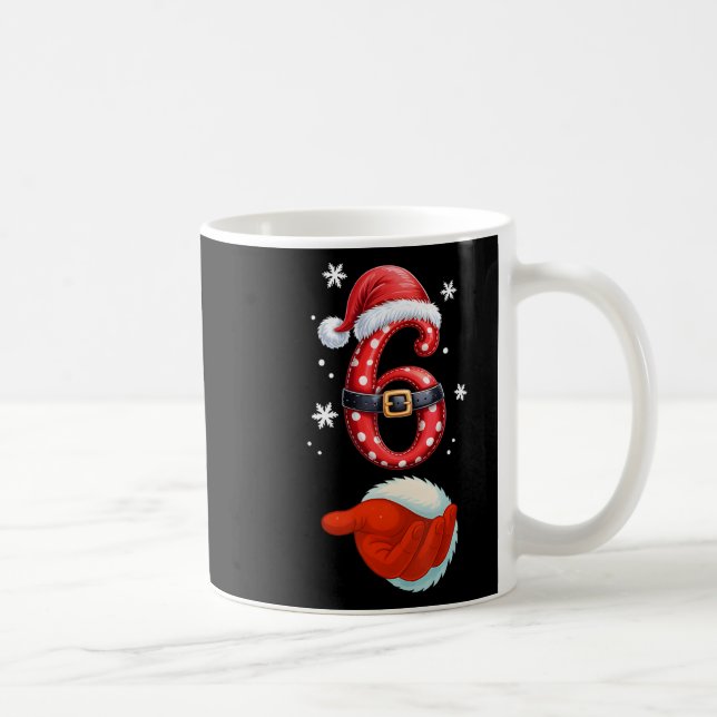 Funny 67 Six Seven Meme Couple Matching Christmas  Coffee Mug (Right)
