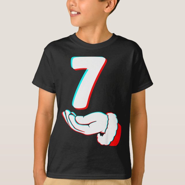 Funny 67 Six Seven Meme Couple Matching Christmas  T-Shirt (Front)