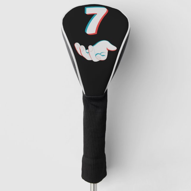 Funny 67 Six Seven Meme Couple Matching  Golf Head Cover (Front)