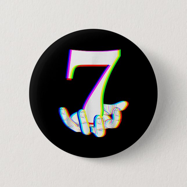 Funny 67 Six Seven Meme Couple Matching Halloween  Button (Front)
