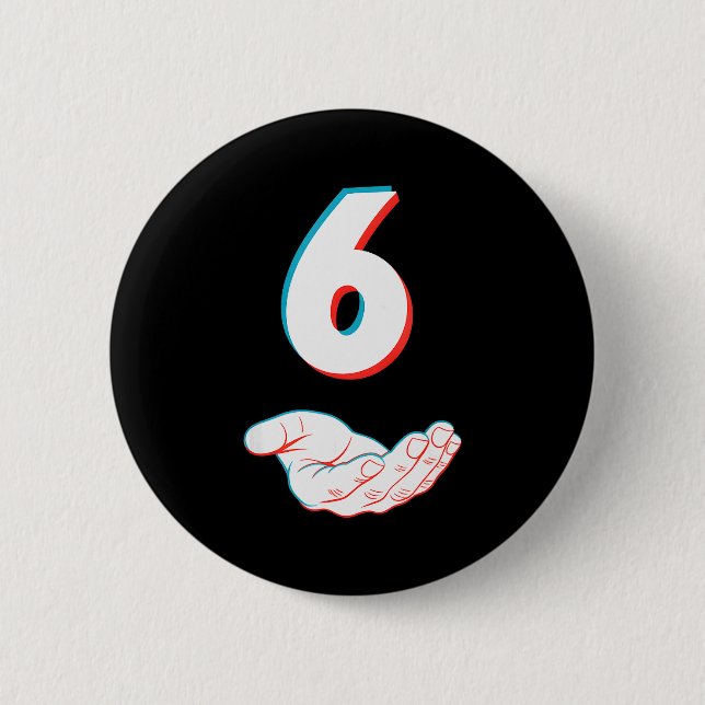 Funny 67 Six Seven Meme Couple Matching Halloween  Button (Front)