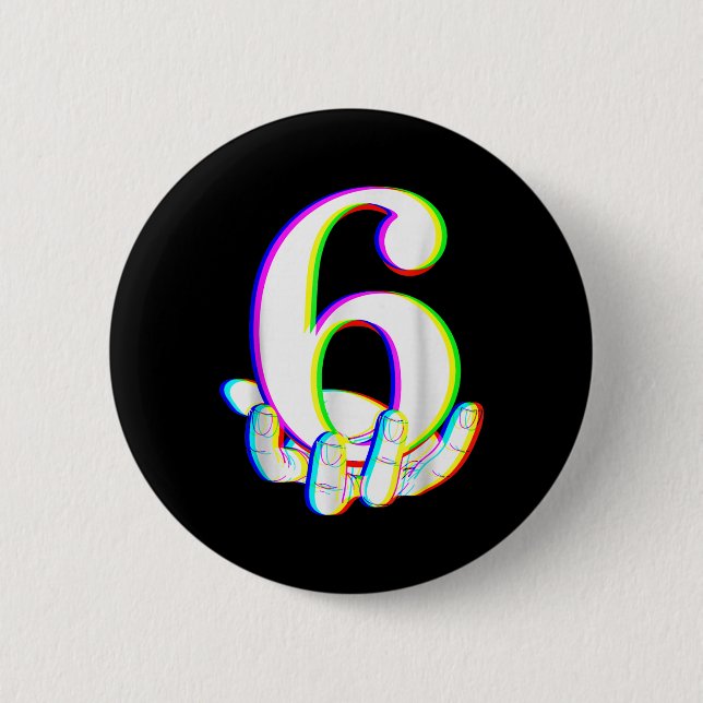 Funny 67 Six Seven Meme Couple Matching Halloween  Button (Front)