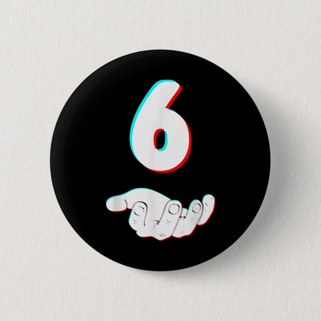 Funny 67 Six Seven Meme Couple Matching Halloween  Button (Front)