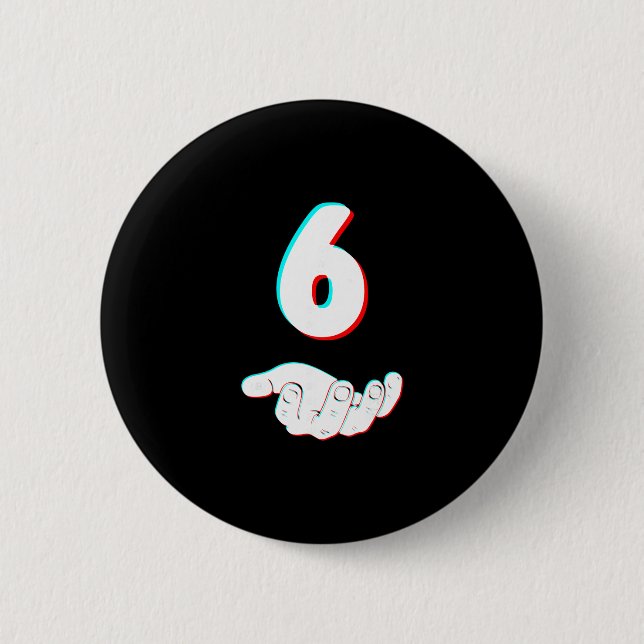 Funny 67 Six Seven Meme Couple Matching Halloween  Button (Front)