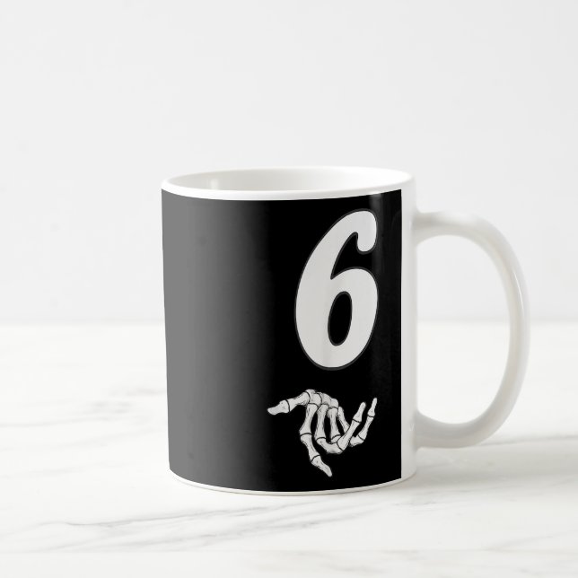 Funny 67 Six Seven Meme Couple Matching Halloween  Coffee Mug (Right)