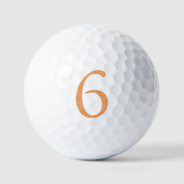 Funny 67 Six Seven Meme Couple Matching Halloween  Golf Balls (Front)