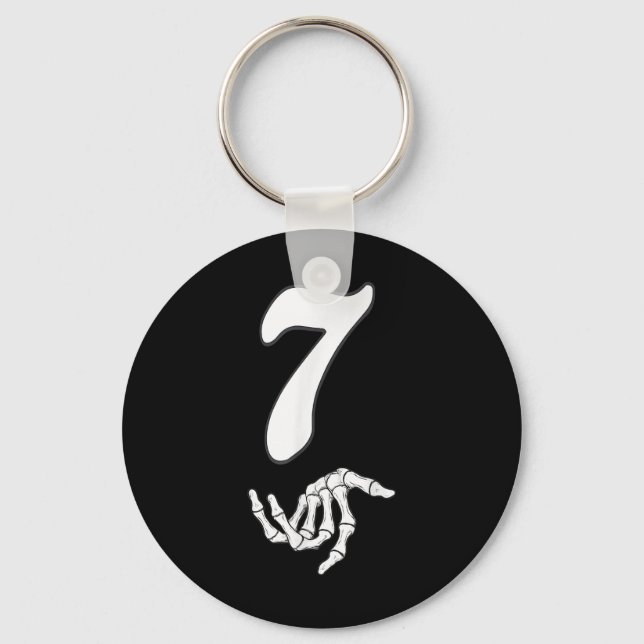 Funny 67 Six Seven Meme Couple Matching Halloween  Keychain (Front)