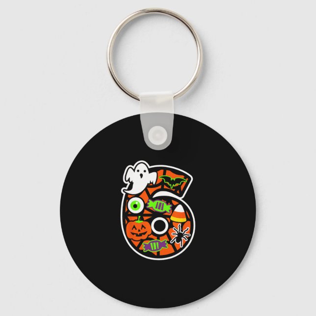 Funny 67 Six Seven Meme Couple Matching Halloween  Keychain (Front)