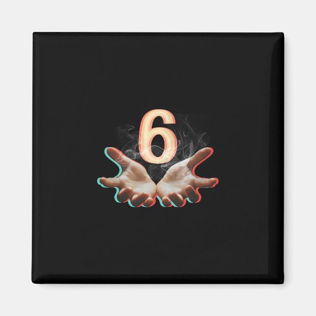 Funny 67 Six Seven Meme Couple Matching Halloween  Magnet (Front)