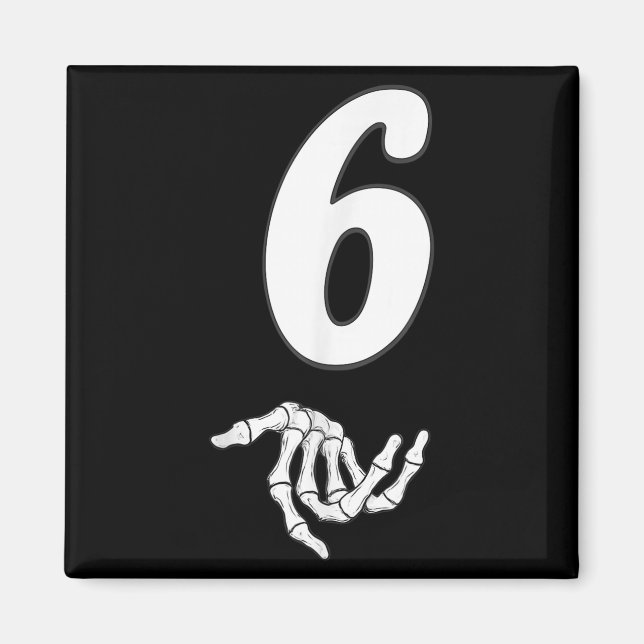 Funny 67 Six Seven Meme Couple Matching Halloween  Magnet (Front)