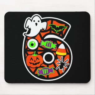 Funny 67 Six Seven Meme Couple Matching Halloween Mouse Pad