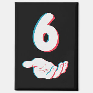 Funny 67 Six Seven Meme Couple Matching Magnet