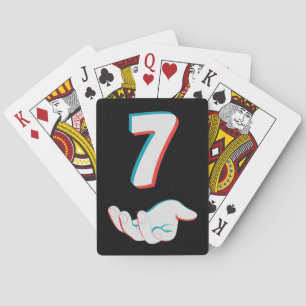 Funny 67 Six Seven Meme Couple Matching  Poker Cards