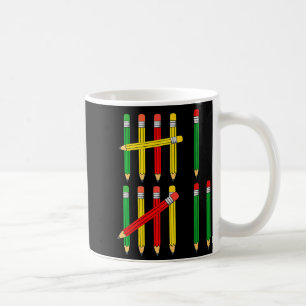 Funny 67 Tally Marks Math For Teachers Students Si Coffee Mug