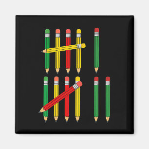 Funny 67 Tally Marks Math For Teachers Students Si Magnet