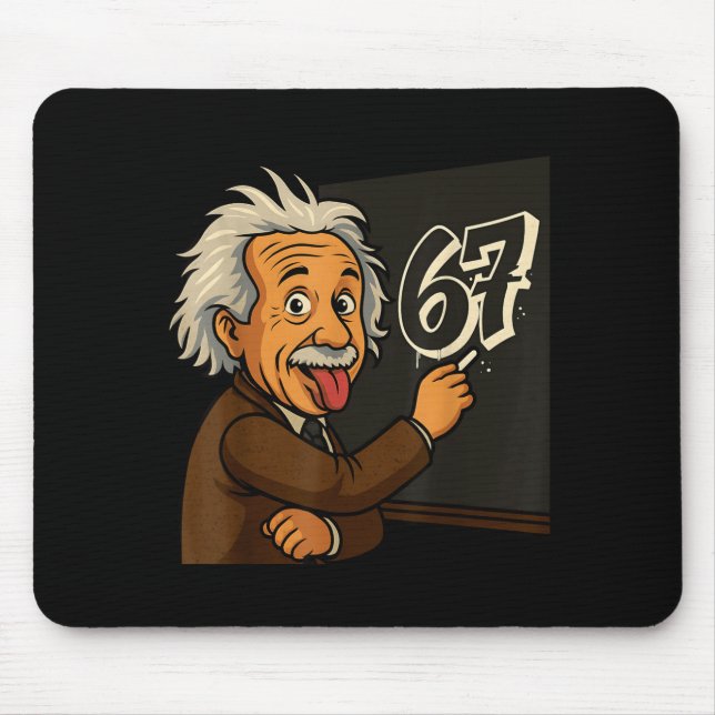 Funny 67 Teacher Humor Gift For Students  Mouse Pad (Front)