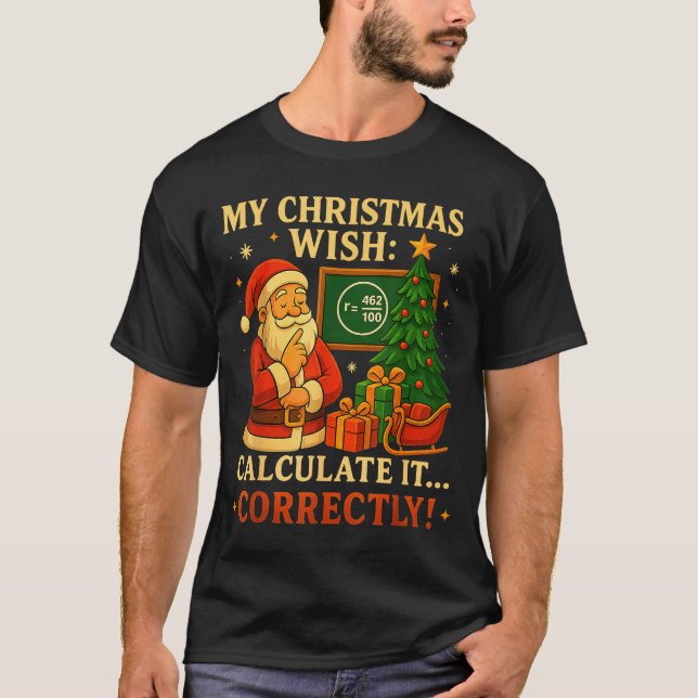 Funny 67 Tee Christmas Math 67 Meme – 6 7 Teacher  (Front)