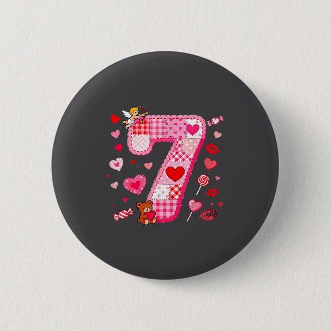 Funny 67 Valentine Meme Couple Matching Love  Button (Front)