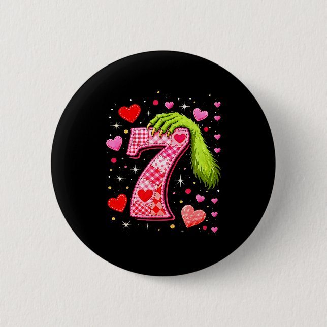 Funny 67 Valentine Meme Couple Matching Love  Button (Front)