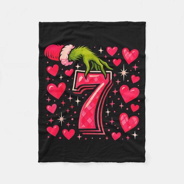 Funny 67 Valentine Meme Couple Matching Love  Fleece Blanket (Front)