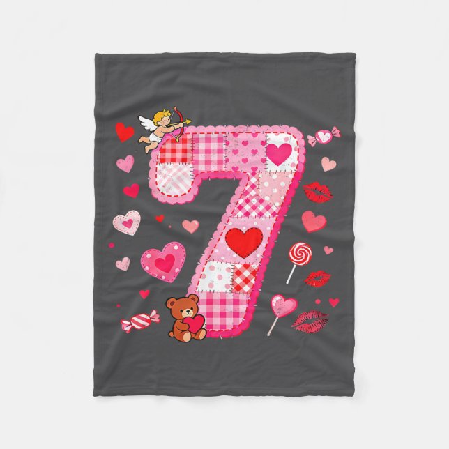 Funny 67 Valentine Meme Couple Matching Love  Fleece Blanket (Front)
