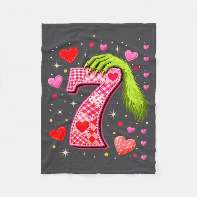 Funny 67 Valentine Meme Couple Matching Love  Fleece Blanket (Front)