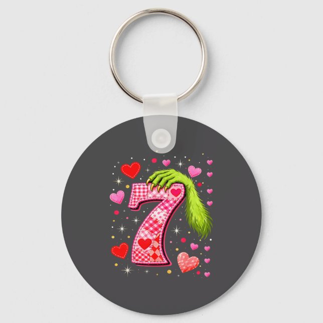 Funny 67 Valentine Meme Couple Matching Love  Keychain (Front)