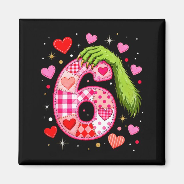 Funny 67 Valentine Meme Couple Matching Love  Magnet (Front)