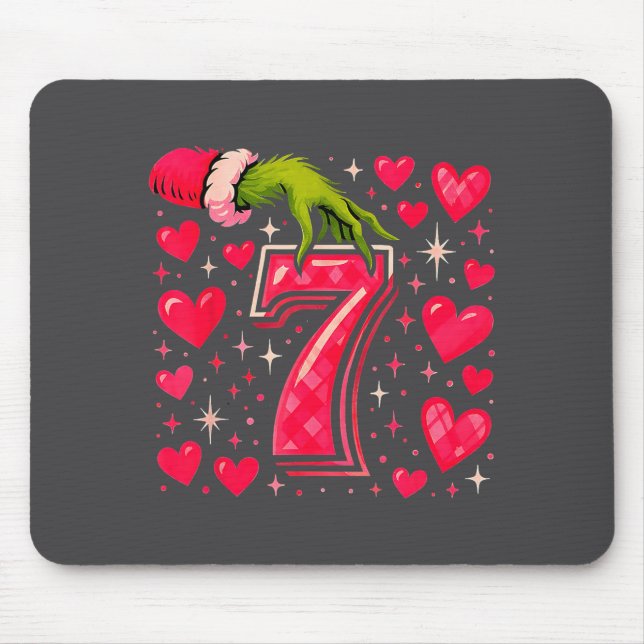 Funny 67 Valentine Meme Couple Matching Love  Mouse Pad (Front)