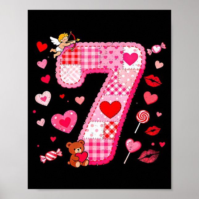 Funny 67 Valentine Meme Couple Matching Love  Poster (Front)