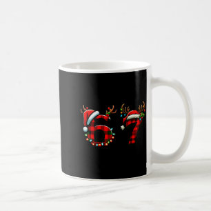 Funny 67 Xmas Six Seven Meme Brainrot Christmas Pa Coffee Mug
