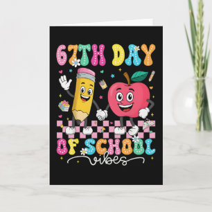 Funny 67th Day Of School Vibes Teacher Student Card