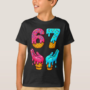 Funny 6 7 67 Six Seven Meme T-Shirt