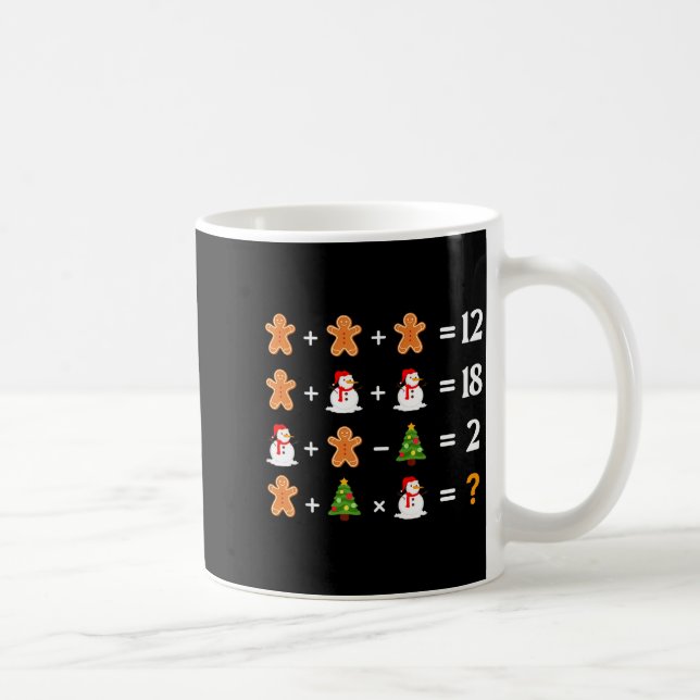 Funny 6 7 Meme Christmas Order Of Operations Math  Coffee Mug (Right)
