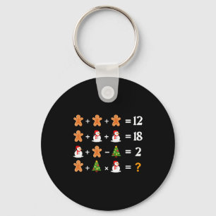 Funny 6 7 Meme Christmas Order Of Operations Math  Keychain
