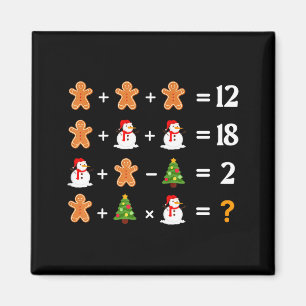 Funny 6 7 Meme Christmas Order Of Operations Math  Magnet