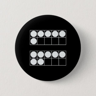 Funny 6 7 Number Math Teachers Students Six Seven Button