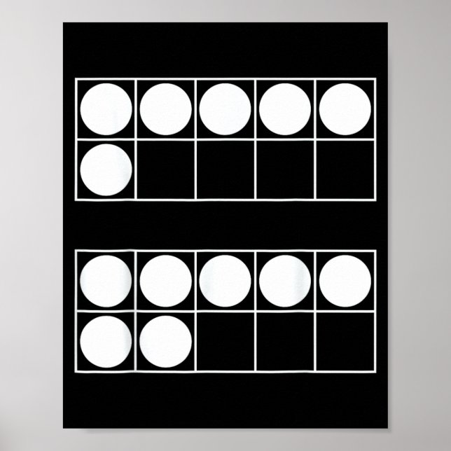 Funny 6 7 Number Math Teachers Students Six Seven  Poster (Front)