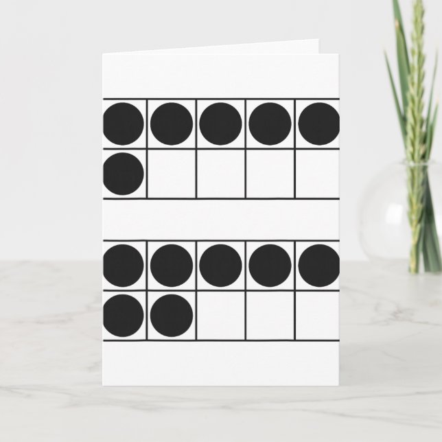 Funny 6 7 Number Teachers Students Six Seven Meme  Card (Front)