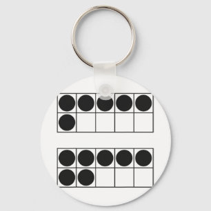 Funny 6 7 Number Teachers Students Six Seven Meme Keychain