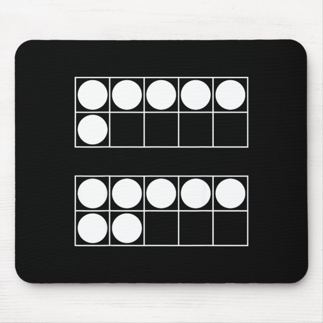 Funny 6 7 Number Teachers Students Six Seven Meme  Mouse Pad (Front)