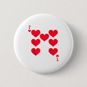 Funny 6 7 Of Hearts Matching 67 Meme Couple Valent Button