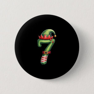 Funny 6 7 Six Seven Meme Couple Matching Christmas Button