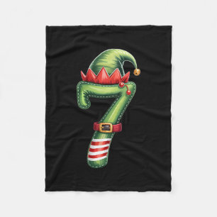 Funny 6 7 Six Seven Meme Couple Matching Christmas Fleece Blanket