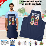 Funny 6 Pack Dad Bod Donuts Instead Of Muscle Blue Apron at Zazzle