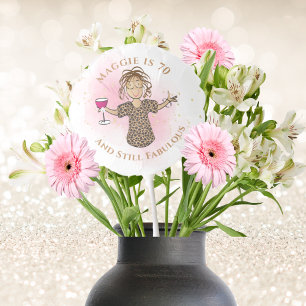 Funny 70 Fabulous African American 70th Birthday Balloon