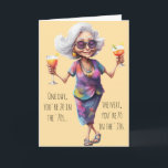 Funny 70th Birthday Card for Women<br><div class="desc">Celebrate a fabulous woman turning 70 with this funny and stylish birthday card! Perfect for moms, grandmas, sisters, friends, or any woman who proves that age is just a number. This humorous 70th birthday card adds a touch of sass, confidence, and laughter to a milestone celebration. A great way to...</div>