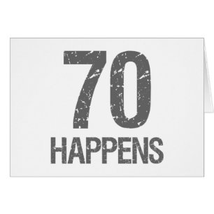 Funny 70th Birthday Cards