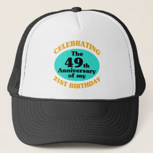 Funny 70th Birthday Gag Gift Trucker Hat