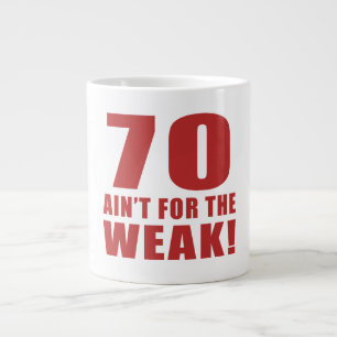 Funny 70th Birthday Gag Gifts Large Coffee Mug